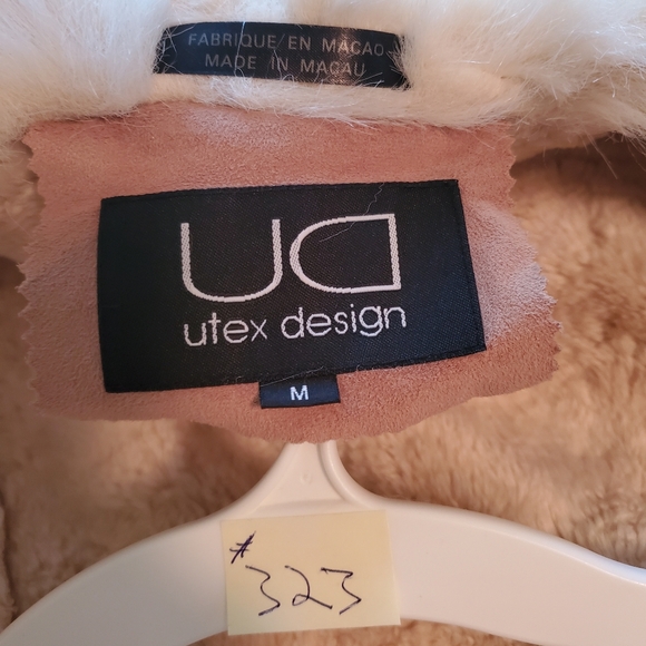 Maxi faux shearling wrap coat. M. - Picture 2 of 6